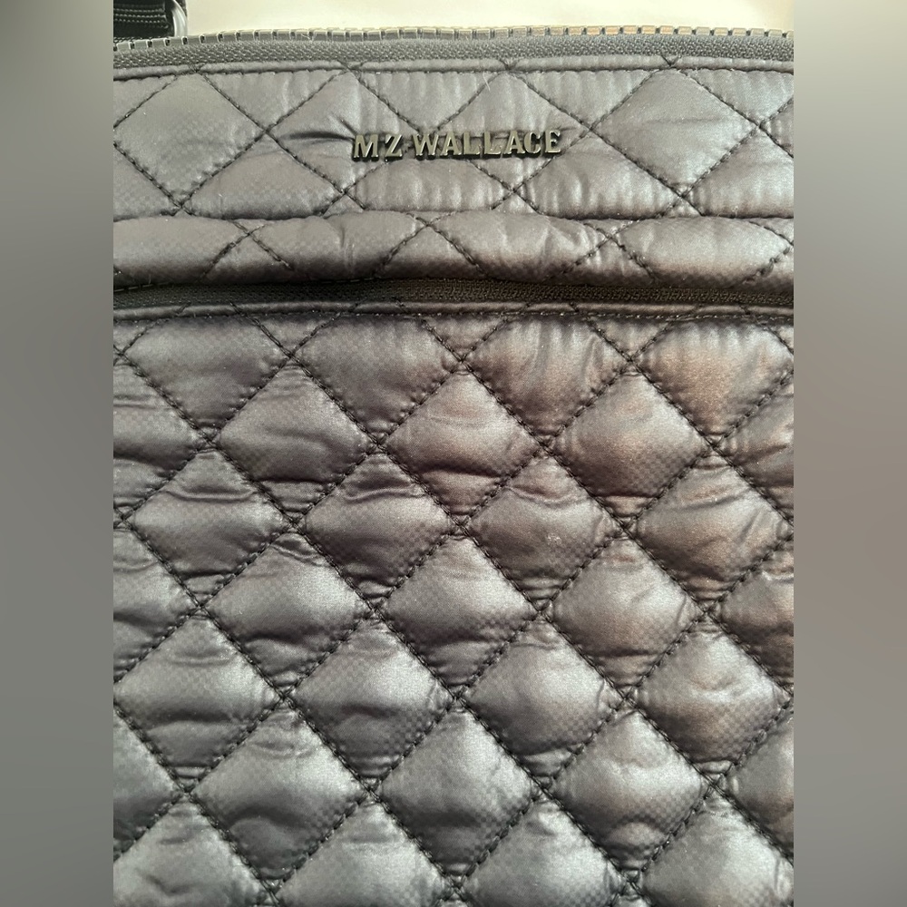MZ Wallace Metro Flat Crossbody Bag in Black - Picture 3 of 12